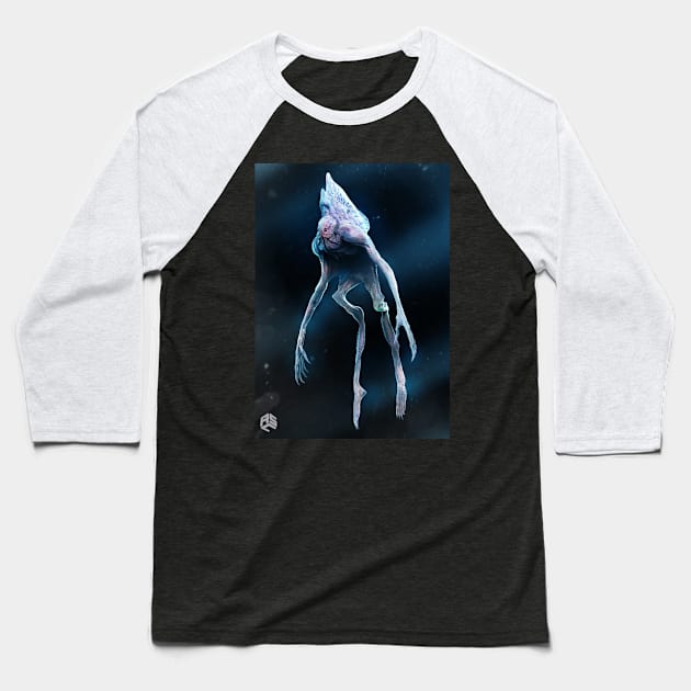 Ice Aligator Mutant Baseball T-Shirt by _ASCreative